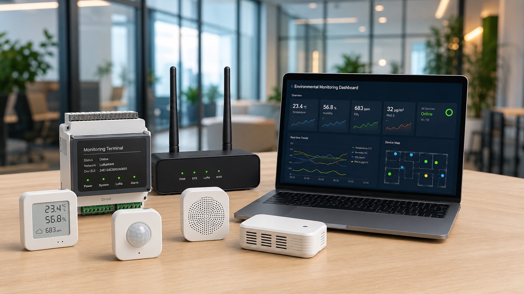 LoRaWAN 場域環控終端 Banner